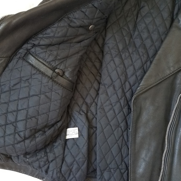 Hein Gericke HARLEY DAVIDSON Moto Jacket Vtg 80s Women's Lined Slim Cut Leather - Picture 11 of 16